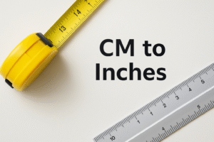 cm to inches